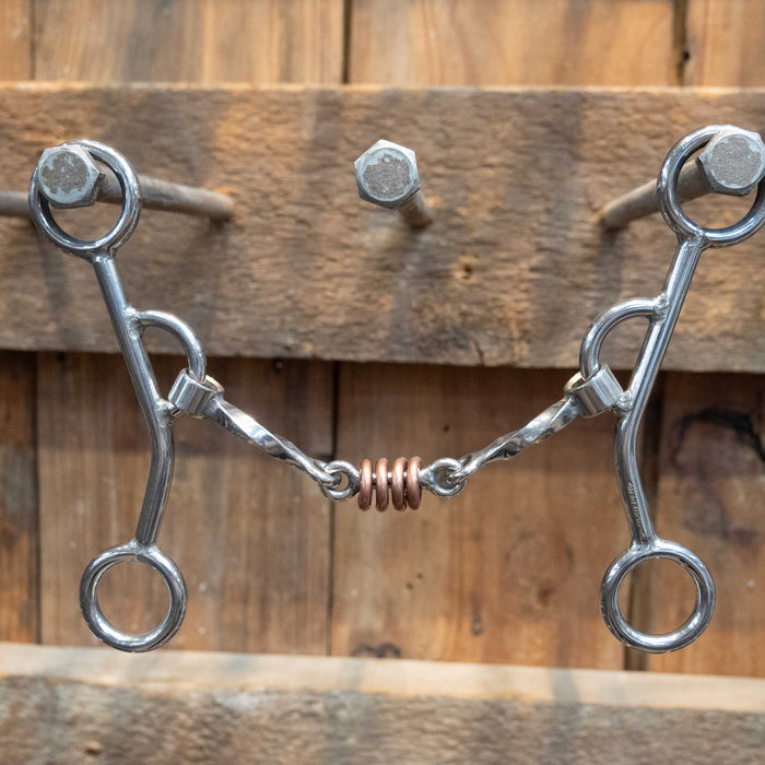 Schoneberg Casey Slow Twist Dog Bone w/ Copper Rings Bit 611