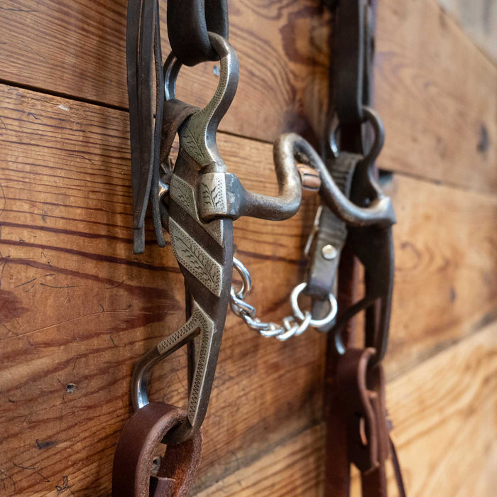 Cutrell Solid Port Bridle Rig Tack - Rigs Cutrell