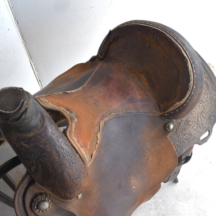 Used 15" Non-Rider Saddle Sale Barn Billy Cook