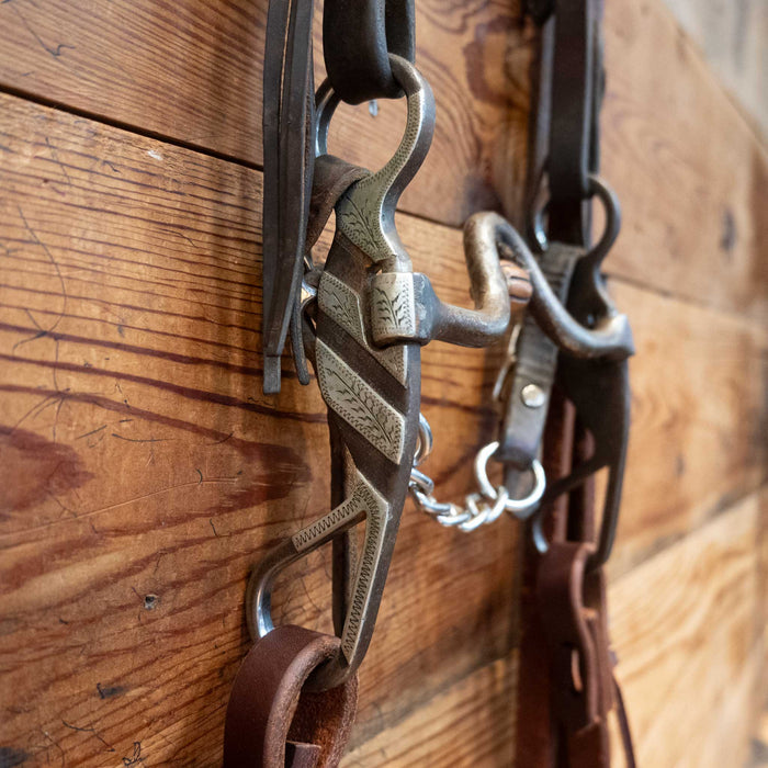 Cutrell Solid Port Bridle Rig Tack - Rigs Cutrell