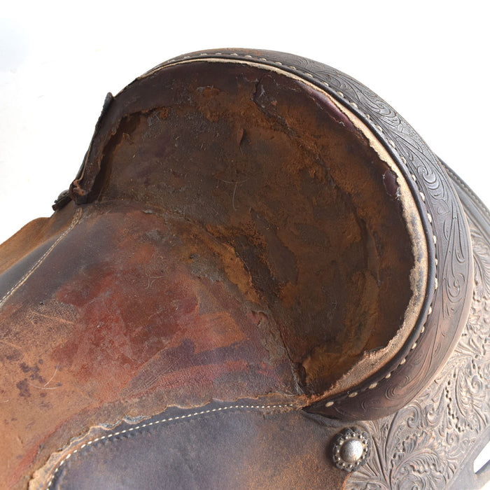 Used 15" Non-Rider Saddle Sale Barn Billy Cook