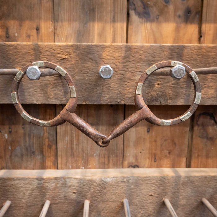 Abbott Locked O-Ring Snaffle Bit w/Copper Inlay