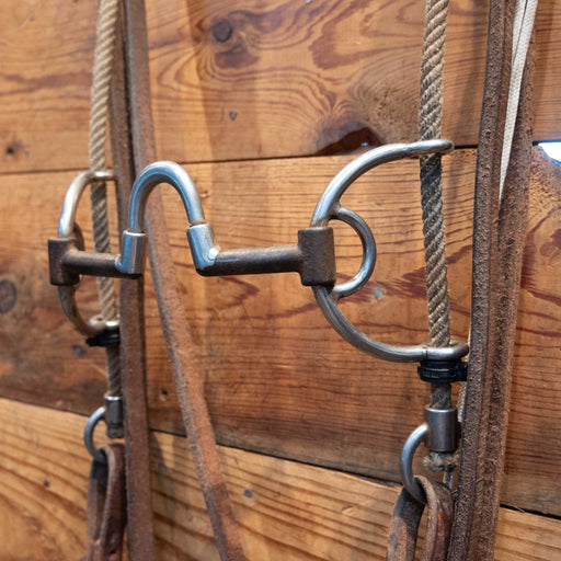 Lariat Draw Gag w/ German Martingale & Split Reins Tack - Rigs MISC