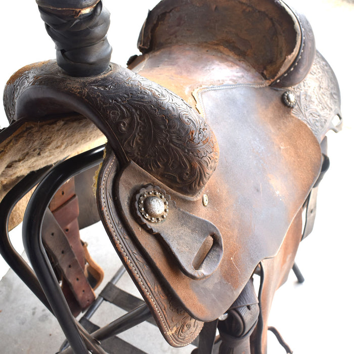 Used 15" Non-Rider Saddle Sale Barn Billy Cook