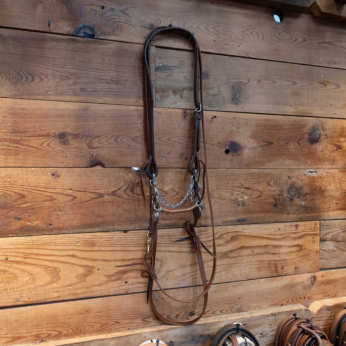 Paul Petska Copper Wrapped Mullen Bridle Rig