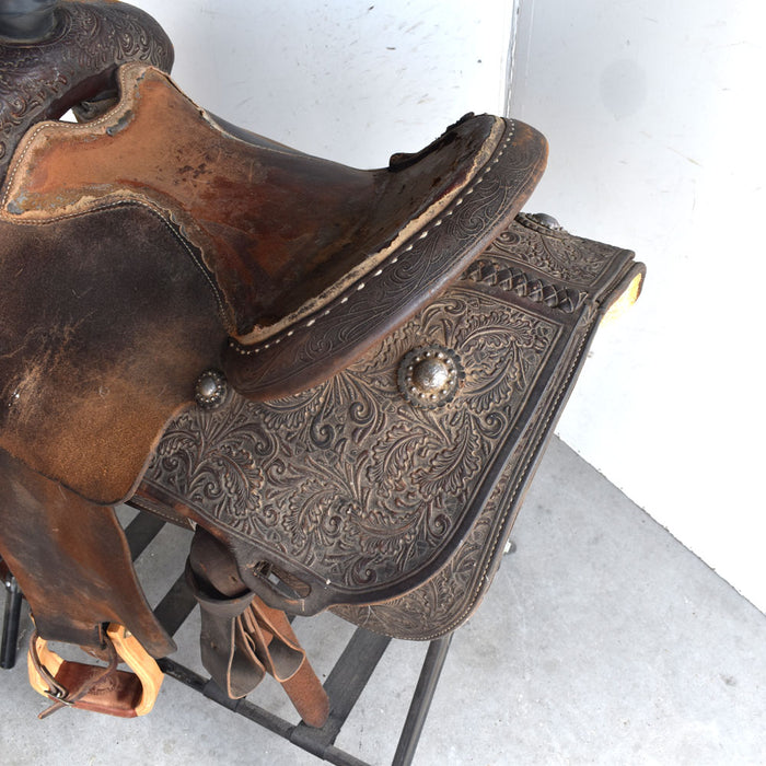 Used 15" Non-Rider Saddle Sale Barn Billy Cook
