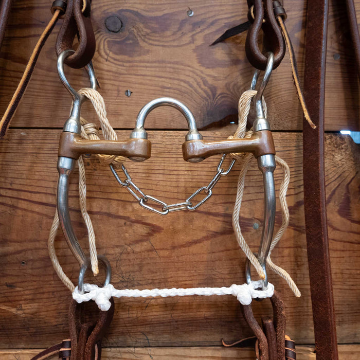 Don Hansen Correction Bridle Rig w/ Single Ear Headstall