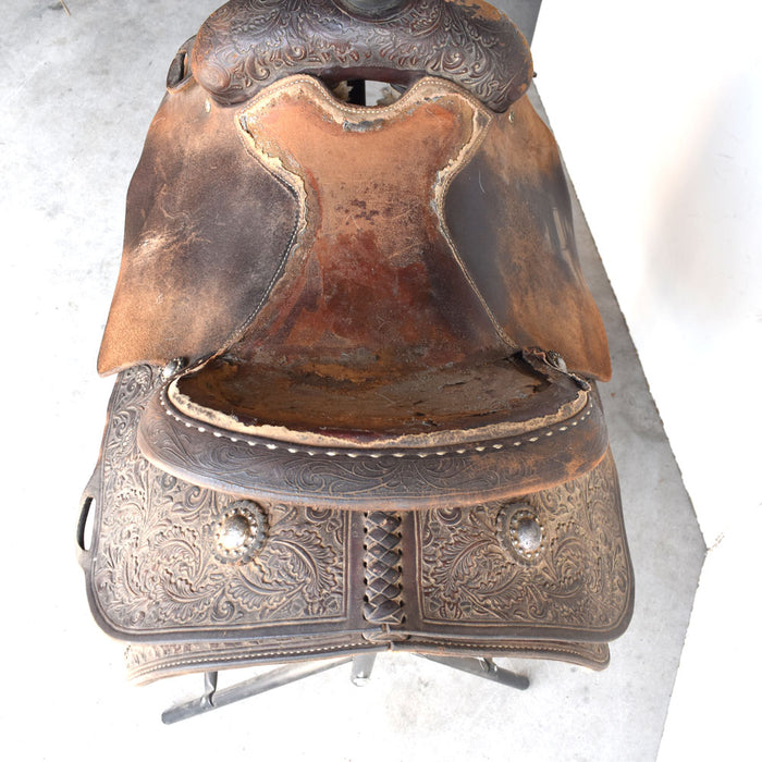 Used 15" Non-Rider Saddle Sale Barn Billy Cook