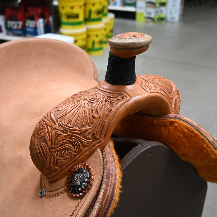 15" PATRICK SMITH TEAM ROPING SADDLE
