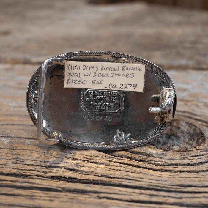 Clint Orms Sterling Silver Belt Buckle