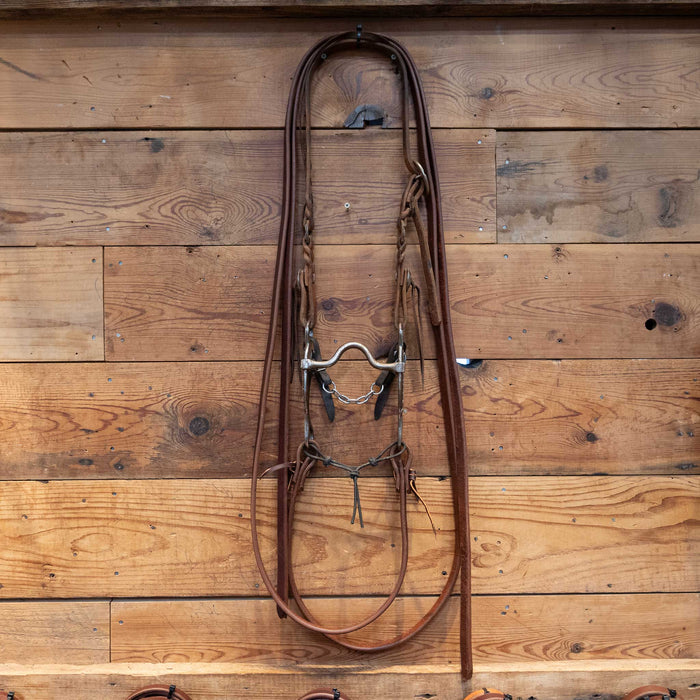 Cutrell Solid Port Bridle Rig Tack - Rigs Cutrell