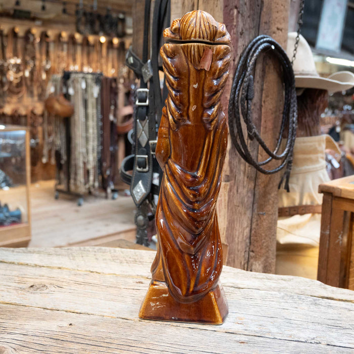 1968 Ezra Brooks Indian Chief 12 Year Whisky Decanter