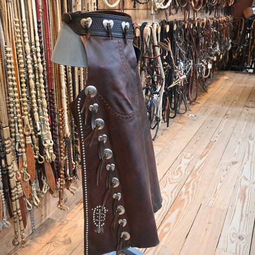 Dave Shelley Vintage Western Cowboy Chaps Tack - Chaps & Chinks Dave Shelley