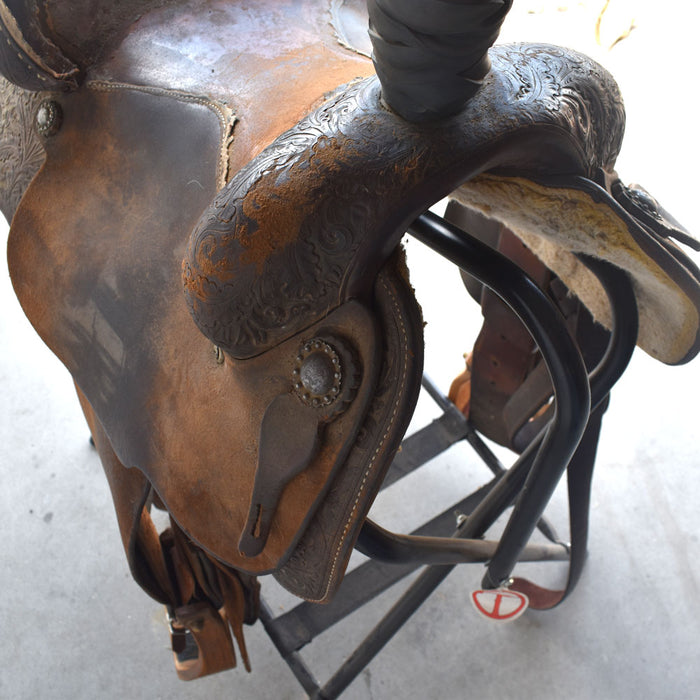 Used 15" Non-Rider Saddle Sale Barn Billy Cook