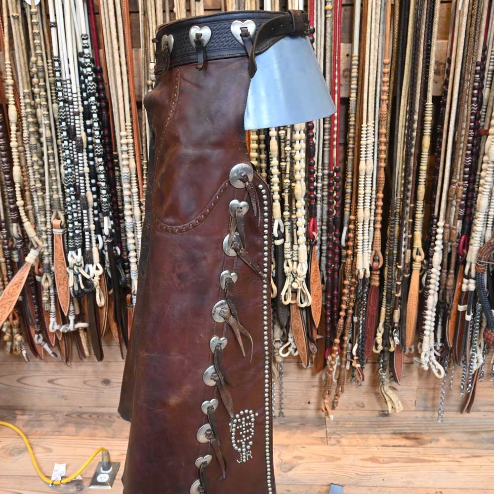 Dave Shelley Vintage Western Cowboy Chaps Tack - Chaps & Chinks Dave Shelley