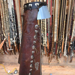 Vintage Western Cowboy Chaps - Handmade by Dave Shelley - Cody Wyo..  _C490 Tack - Chaps & Chinks Dave Shelley   
