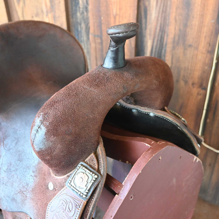 13.5" USED JEFF SMITH XTREME BARREL SADDLE Saddles - Used Jeff Smith