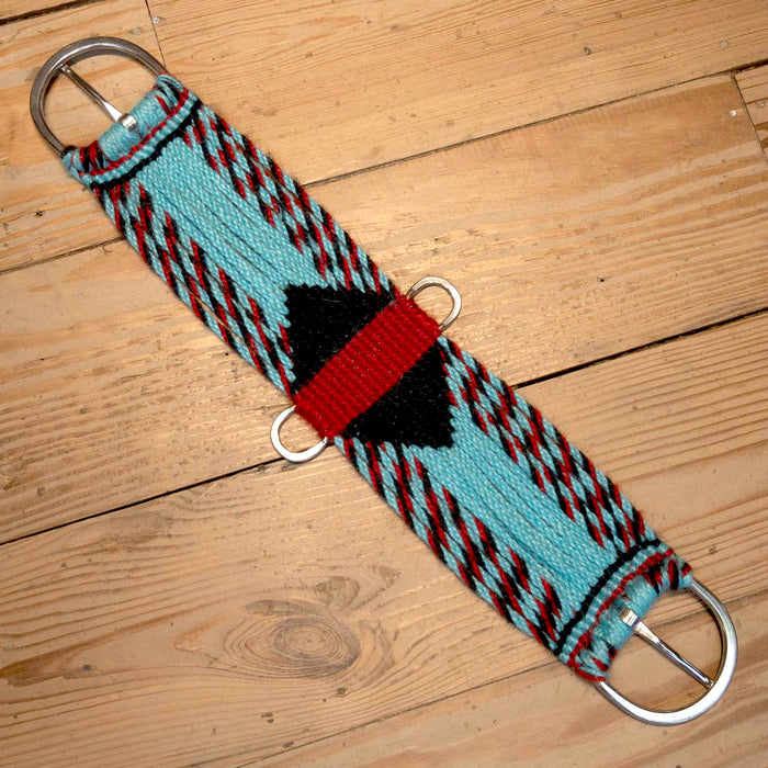 Ross Bullinger 26" Turquoise/Red Mohair Cinch