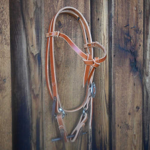 Joe Hipp Braided Leather Headstall -  and a Headstall Buckle JHL001 Tack - Headstalls Joe Hipp   