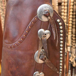Vintage Western Cowboy Chaps - Handmade by Dave Shelley - Cody Wyo.  _C490 Tack - Chaps & Chinks Dave Shelley   