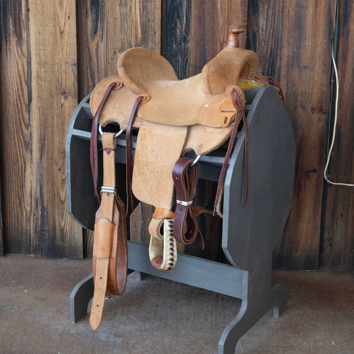 12.5" USED SOUTH TEXAS YOUTH RANCH SADDLE