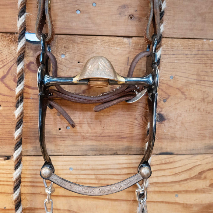 JT Silversmith Copper Hooded Port Bridle Rig