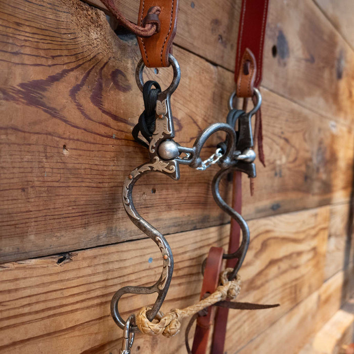 Silver Mounted Kerry Kelley 10 Ported Chain Bridle Rig