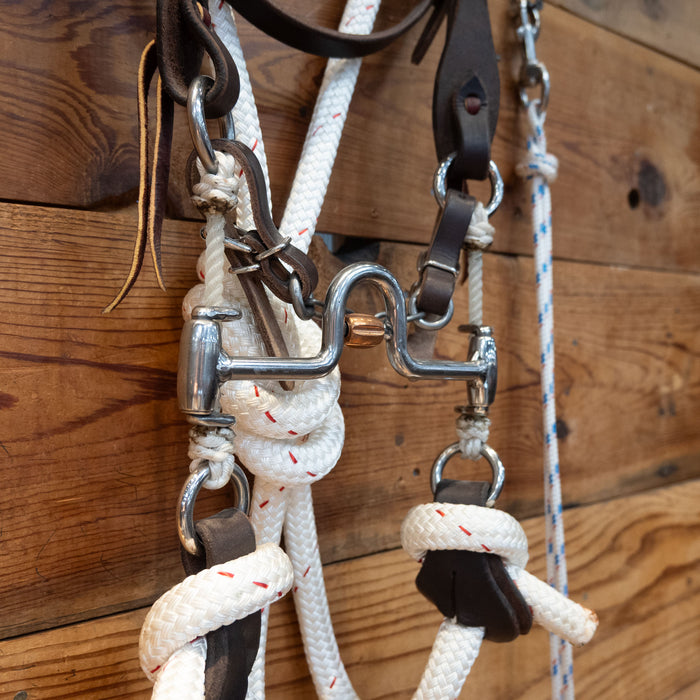 Cow Horse Supply Solid Port Gag Bridle Rig