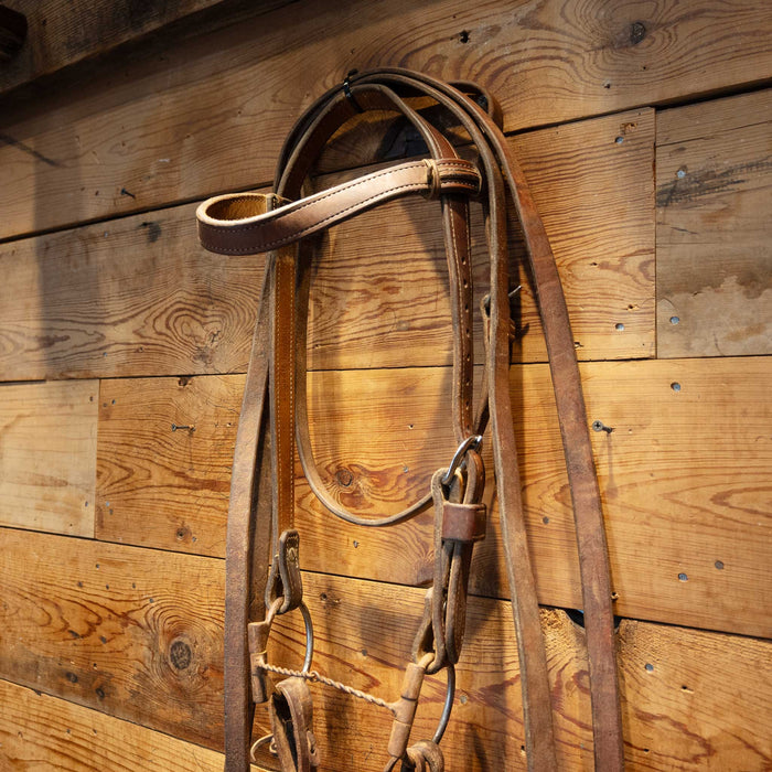 D-Ring Twisted Snaffle Bridle Rig