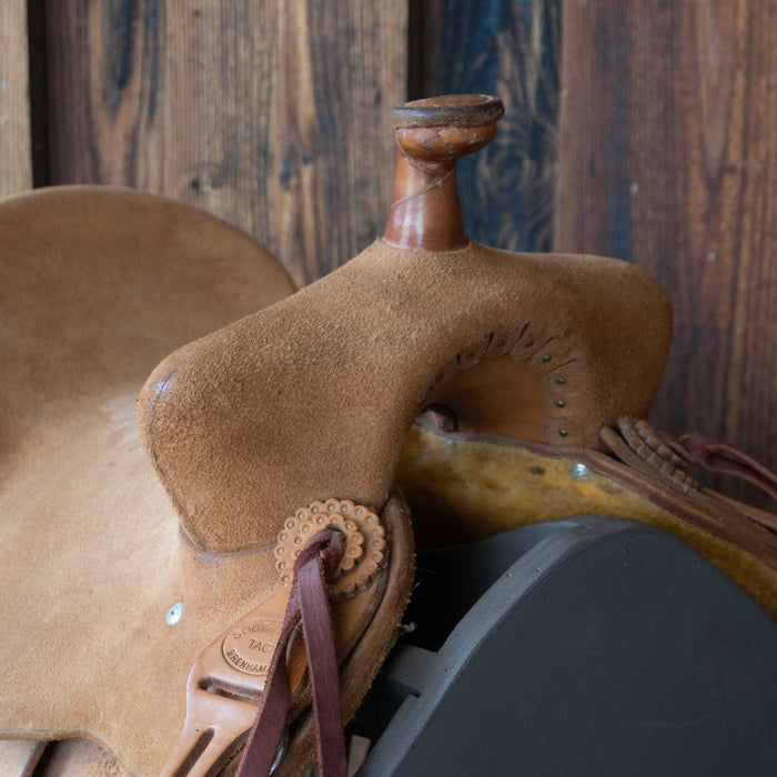 12.5" USED SOUTH TEXAS YOUTH RANCH SADDLE