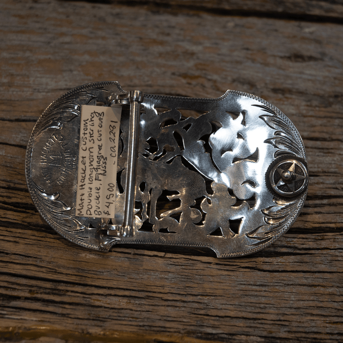 Matt Hackett Sterling Silver Belt Buckle