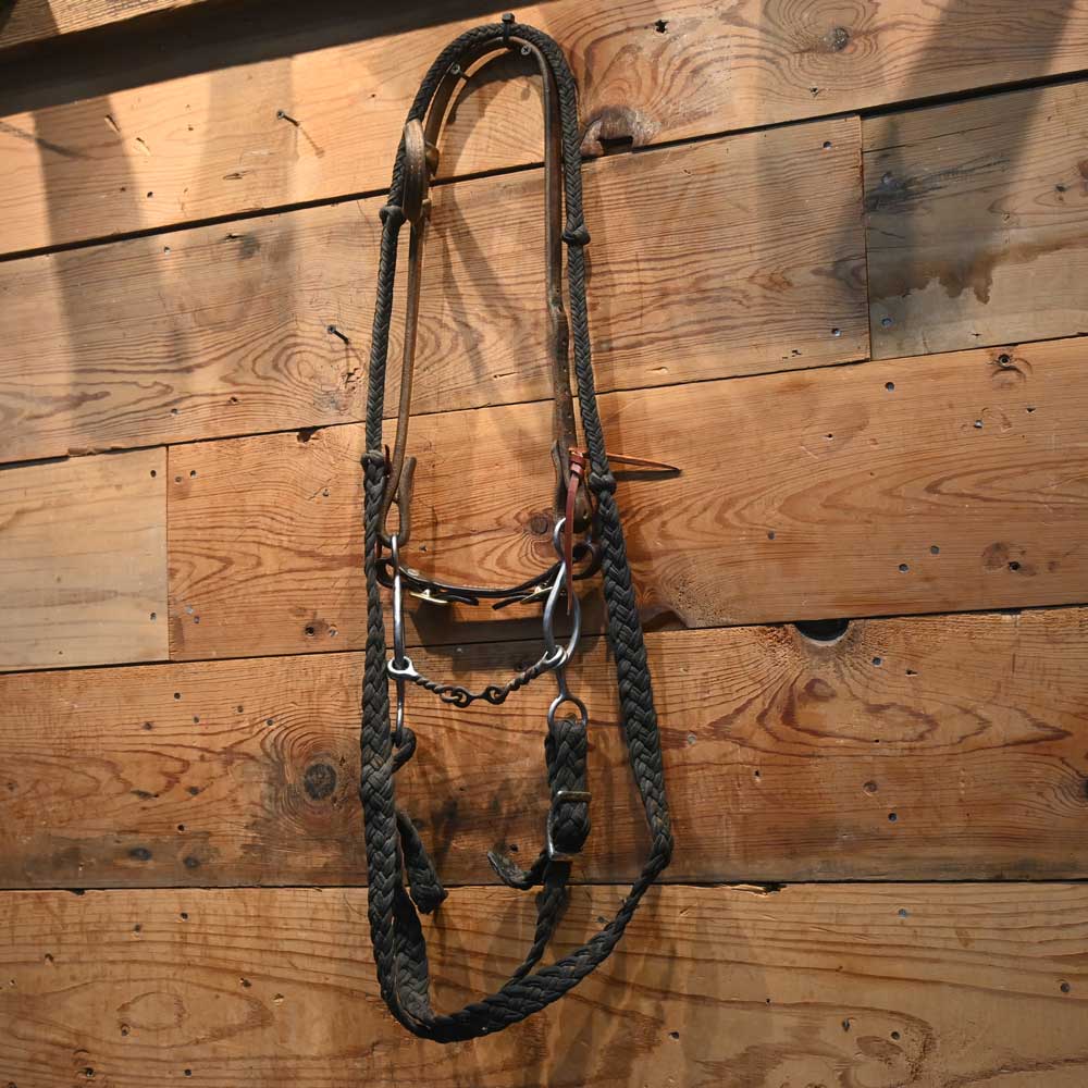 Bridle Rig -3 Piece Twisted Wire with Dogbone - Gag- Bit SBR400 Tack - Rigs MISC   
