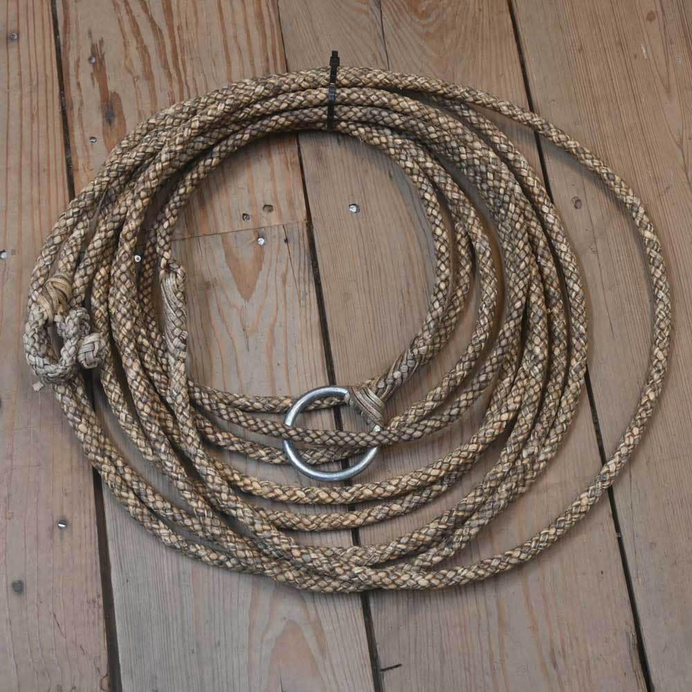 32' Handmade Rawhide Lariat Rope RR051 Tack - Ropes Teskey's   