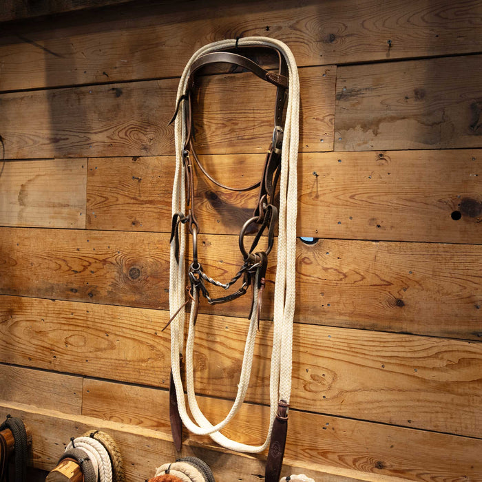 Kerry Kelley O-Ring Slow twist Snaffle Bridle Rig