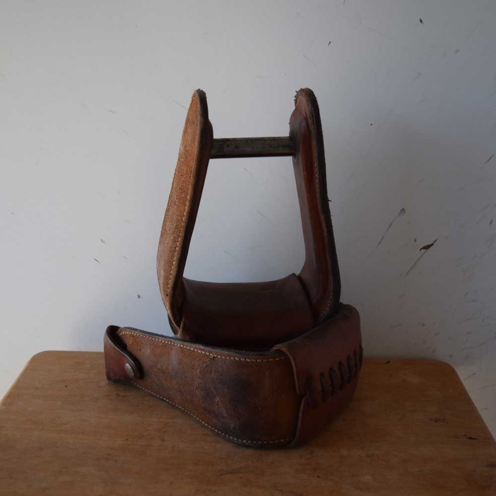 Used Overshoe Roughout Covered Stirrups Sale Barn Teskeys   