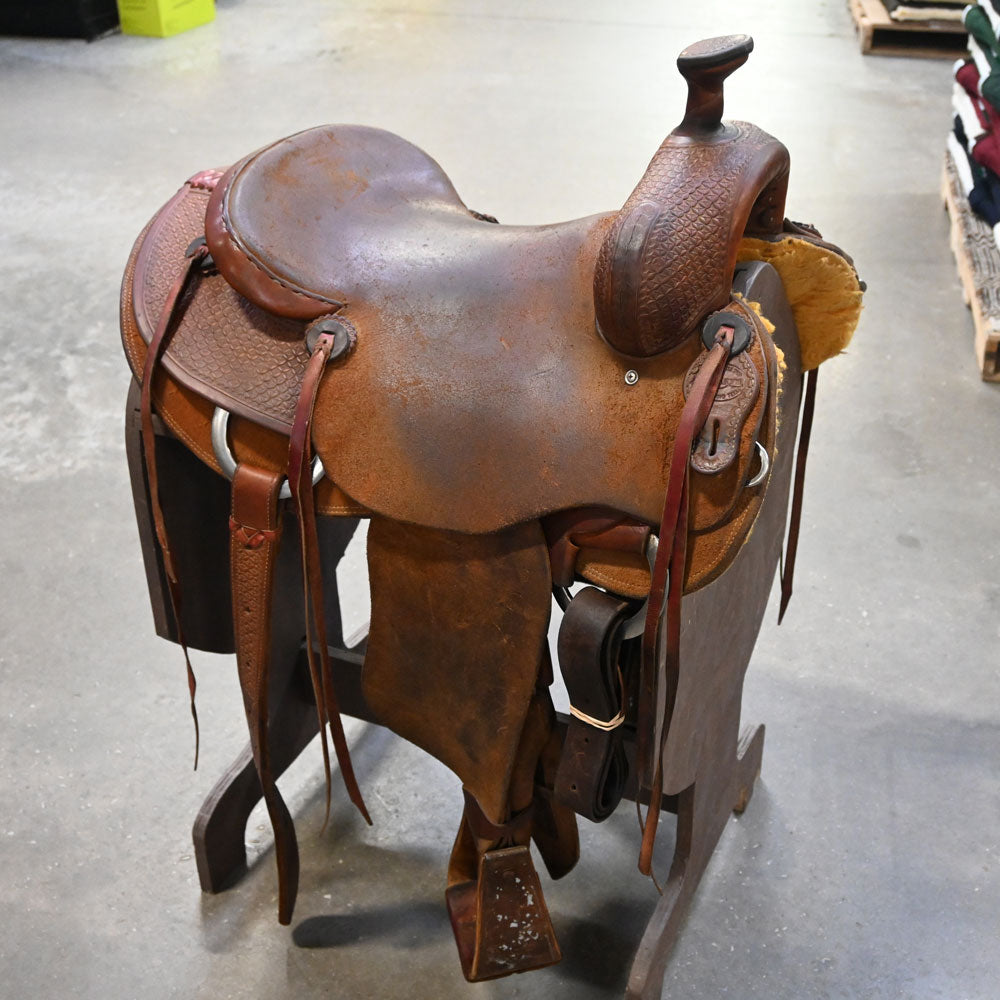 16" USED TESKEY'S RANCH SADDLE