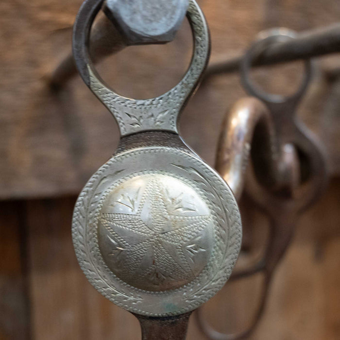 CATES #3283 Silver Mounted Solid Port 1865