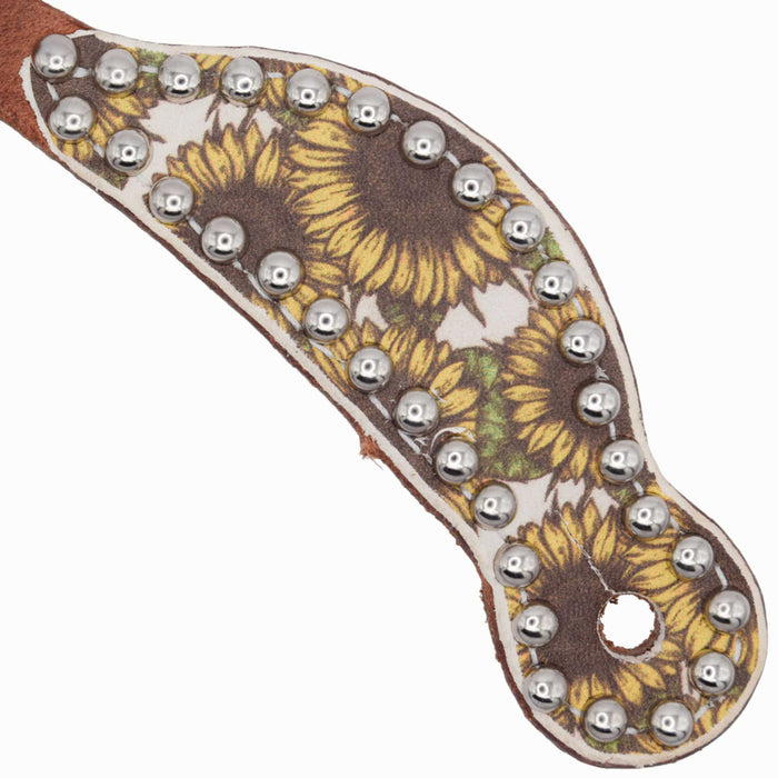 Teskey's Youth Sunflower Spur Straps w/Dots