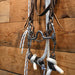 CHS Solid Port Gag w/Martingale Tack - Training Cow Horse Supply