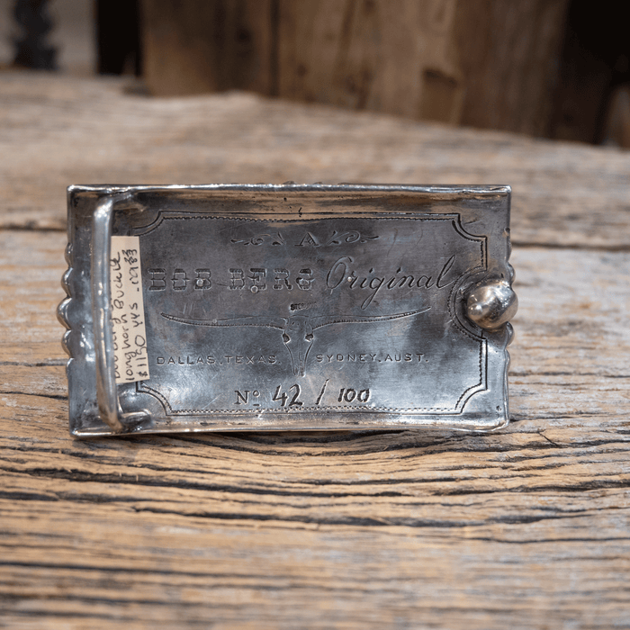 Bob Berg Sterling Silver Belt Buckle