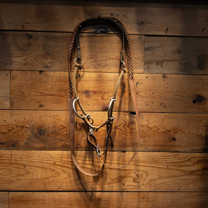 Sliding Gag Copper Snaffle Bridle Rig Tack - Rigs MISC