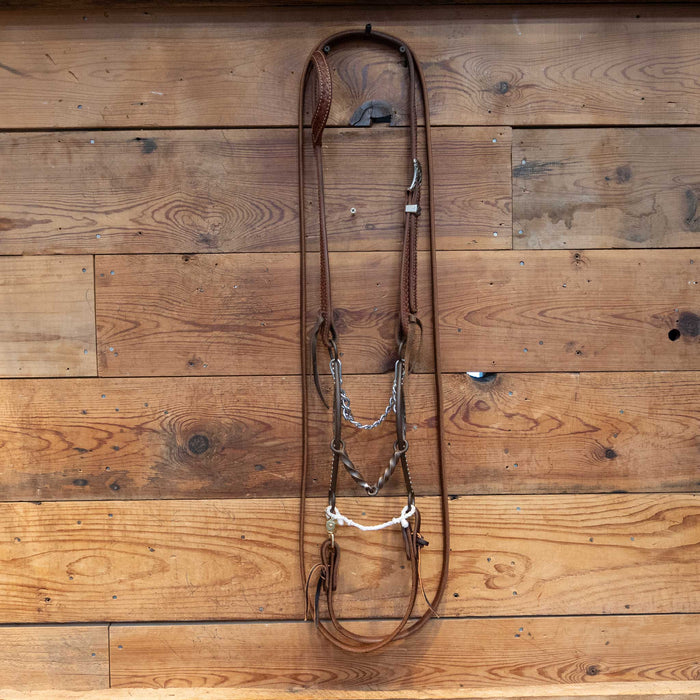 Slow Twist Snaffle Gag Bridle Rig