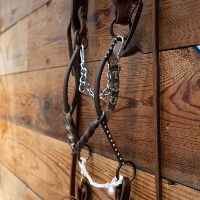 Slow Twist Snaffle Gag Bridle Rig