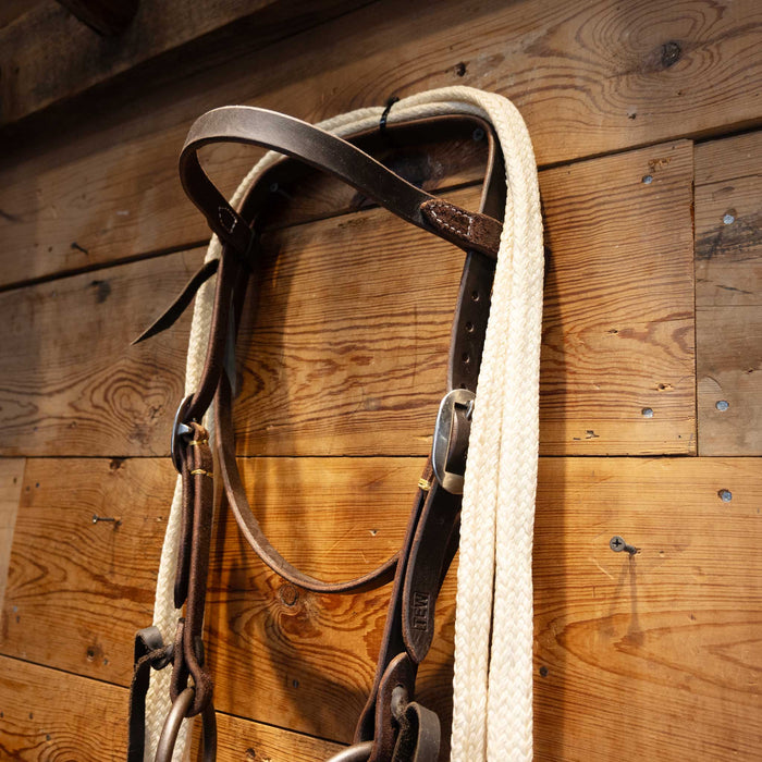 Kerry Kelley O-Ring Slow twist Snaffle Bridle Rig