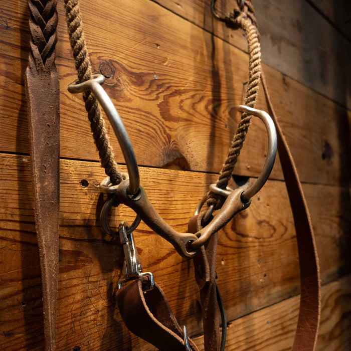 Sliding Gag Copper Snaffle Bridle Rig Tack - Rigs MISC