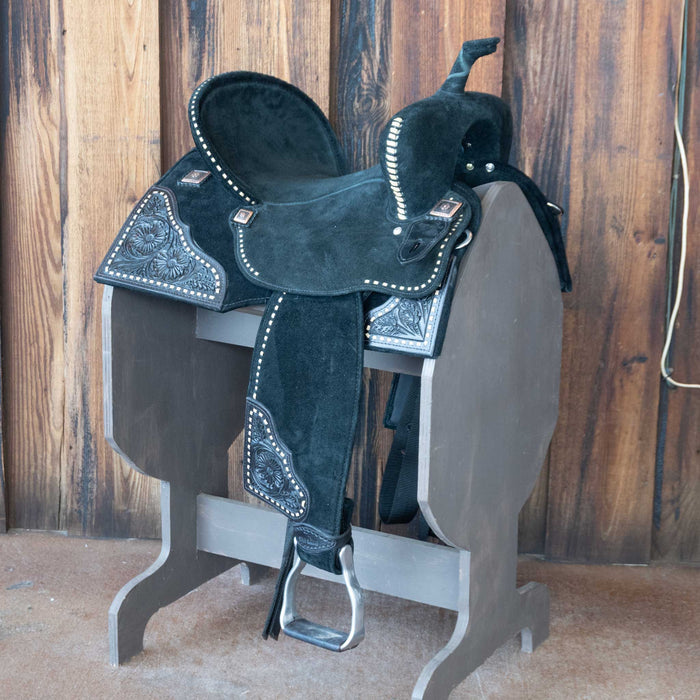 14" USED SEVEN LIGHTWEIGHT (FIBER TREE) BARREL SADDLE