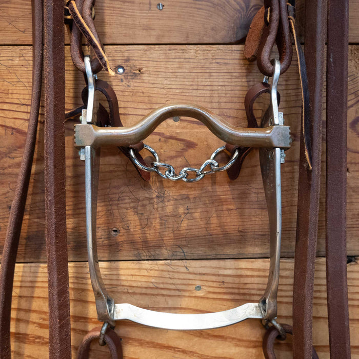 Sleister Copper Port Bit Bridle Rig