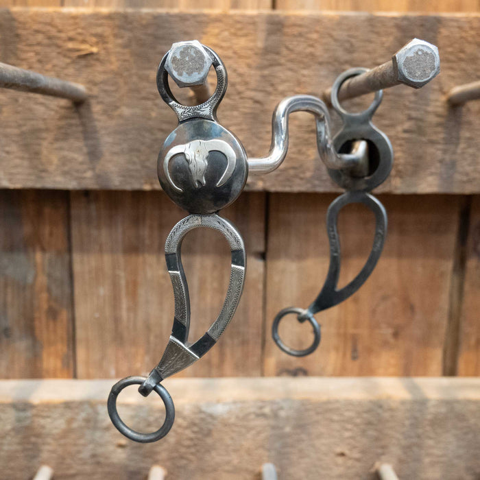 S. White Square Port Bit