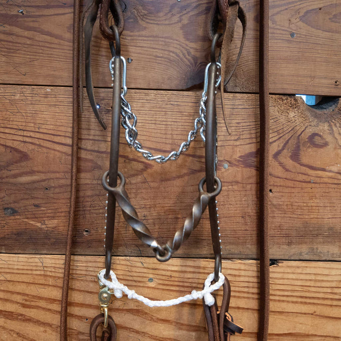 Slow Twist Snaffle Gag Bridle Rig