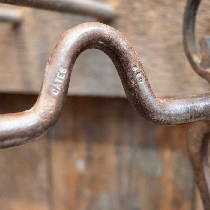 CATES #810 Silver Mounted Solid Port 1866